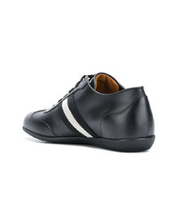 schwarze Leder niedrige Sneakers von Bally