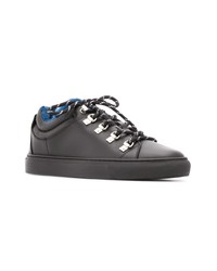 schwarze Leder niedrige Sneakers von Bally