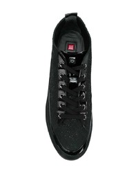 schwarze Leder niedrige Sneakers von Högl