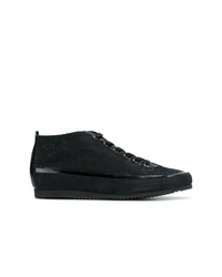 schwarze Leder niedrige Sneakers von Högl
