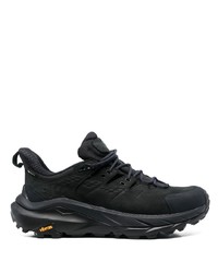 schwarze Leder niedrige Sneakers von Hoka One One