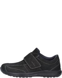 schwarze Leder niedrige Sneakers von Jomos