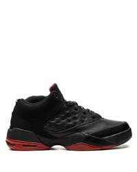 schwarze Leder niedrige Sneakers von Jordan