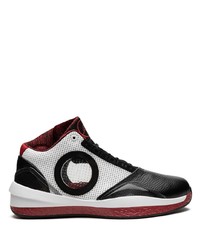 schwarze Leder niedrige Sneakers von Jordan