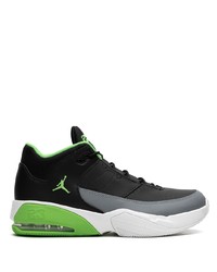 schwarze Leder niedrige Sneakers von Jordan