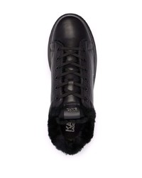 schwarze Leder niedrige Sneakers von Karl Lagerfeld