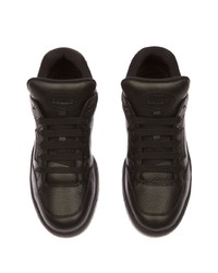 schwarze Leder niedrige Sneakers von Bally