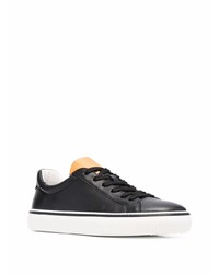 schwarze Leder niedrige Sneakers von Tod's