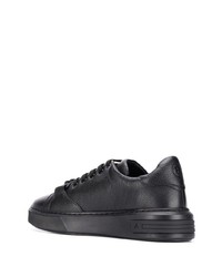 schwarze Leder niedrige Sneakers von Bally