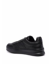 schwarze Leder niedrige Sneakers von Tod's