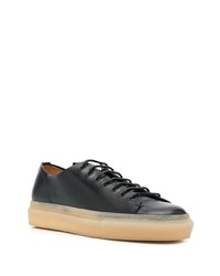 schwarze Leder niedrige Sneakers von Buttero