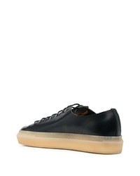 schwarze Leder niedrige Sneakers von Buttero