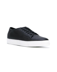 schwarze Leder niedrige Sneakers von Aiezen