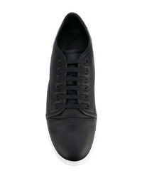 schwarze Leder niedrige Sneakers von Aiezen