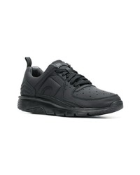 schwarze Leder niedrige Sneakers von Camper