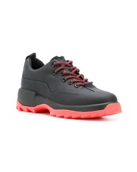 schwarze Leder niedrige Sneakers von Camper Lab