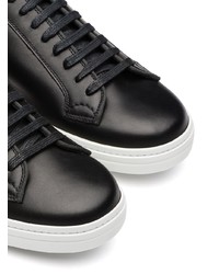 schwarze Leder niedrige Sneakers von Church's