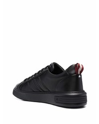 schwarze Leder niedrige Sneakers von Bally