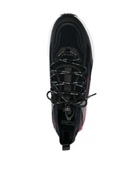 schwarze Leder niedrige Sneakers von Tod's