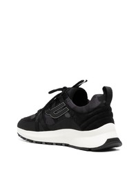 schwarze Leder niedrige Sneakers von Bally