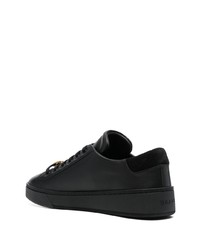 schwarze Leder niedrige Sneakers von Bally