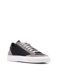 schwarze Leder niedrige Sneakers von P448