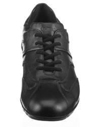 schwarze Leder niedrige Sneakers von Lloyd