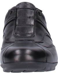 schwarze Leder niedrige Sneakers von Lloyd