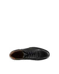 schwarze Leder niedrige Sneakers von Lloyd