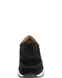 schwarze Leder niedrige Sneakers von Lloyd