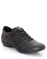 schwarze Leder niedrige Sneakers von Lloyd