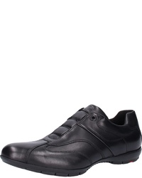 schwarze Leder niedrige Sneakers von Lloyd