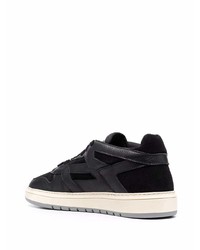 schwarze Leder niedrige Sneakers von Represent