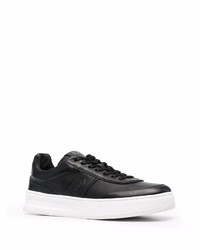 schwarze Leder niedrige Sneakers von Tod's