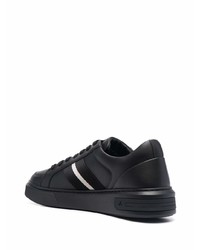 schwarze Leder niedrige Sneakers von Bally