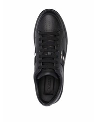 schwarze Leder niedrige Sneakers von Bally