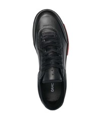 schwarze Leder niedrige Sneakers von Oamc