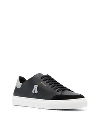 schwarze Leder niedrige Sneakers von Axel Arigato