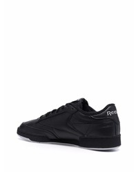 schwarze Leder niedrige Sneakers von Reebok