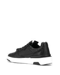 schwarze Leder niedrige Sneakers von Givenchy