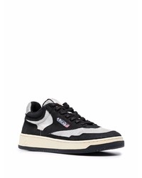 schwarze Leder niedrige Sneakers von AUTRY