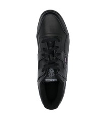 schwarze Leder niedrige Sneakers von Reebok