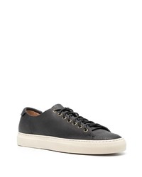 schwarze Leder niedrige Sneakers von Buttero