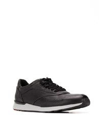 schwarze Leder niedrige Sneakers von Lloyd