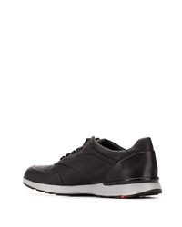 schwarze Leder niedrige Sneakers von Lloyd