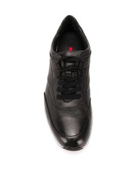 schwarze Leder niedrige Sneakers von Lloyd