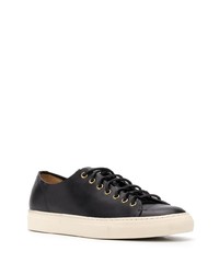 schwarze Leder niedrige Sneakers von Buttero