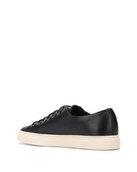 schwarze Leder niedrige Sneakers von Buttero