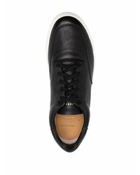 schwarze Leder niedrige Sneakers von Henderson Baracco