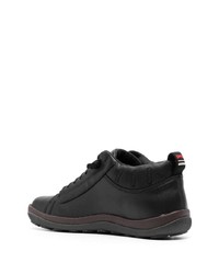 schwarze Leder niedrige Sneakers von Camper